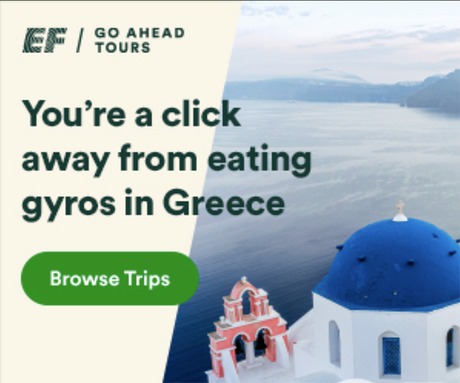 Ad: You're a click away from eating gyros in Greece