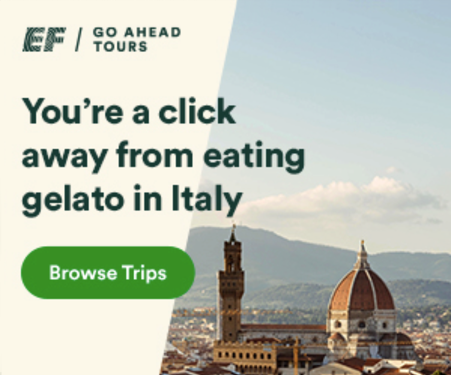 Ad: You're a click away from eating gelato in Italy